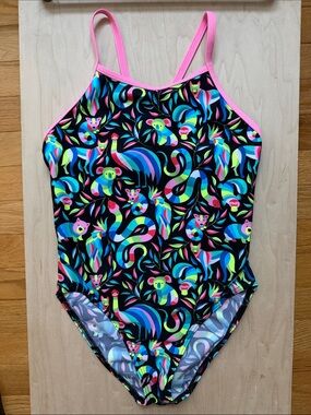 Funkita • sz28 • Night Life Animal Print One-Piece Swimsuit • Diamond Back